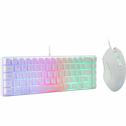 Teclado e Rato The G-Lab COMBO-HYDRO Branco Teclado e Rato The G-Lab COMBO-HYDRO Branco
