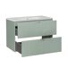 Conjunto de muebles con lavabo individual 2 cajones y columna Jade Conjunto de muebles con lavabo individual 2 cajones y columna Jade Verde
