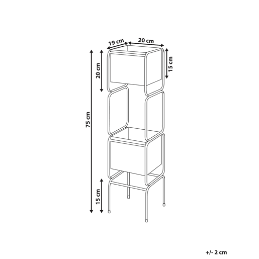 Beliani Suporte para vasos COTINUS Beliani Suporte para vasos COTINUS