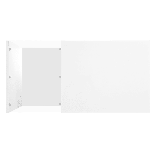 Mesa de centro retangular de painel de partÃculas com 1 gaveta e luz LED,branco Mesa de centro retangular de painel de partÃculas com 1 gaveta e luz LED,branco