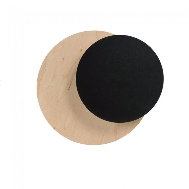 Aplique de pared Aura MDF - Metal  Nórdico Madera Clara