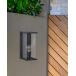 Beliani Lámpara de pared para exteriores WAKAL Beliani Lámpara de pared para exteriores WAKAL Negro