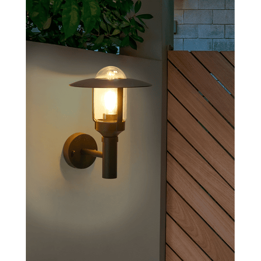 Beliani Iluminação de parede para exterior TIZU
