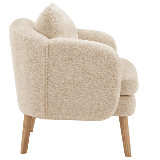 Candeirâo de veludo peluche,bege