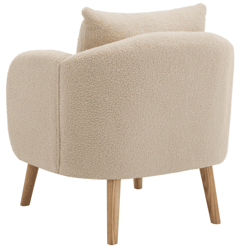 Candeirâo de veludo peluche,bege