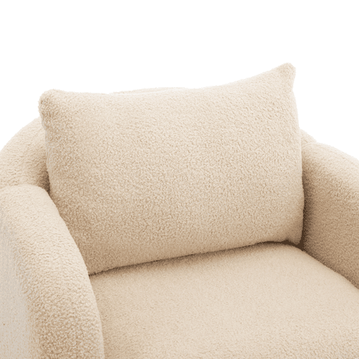Candeirâo de veludo peluche,bege