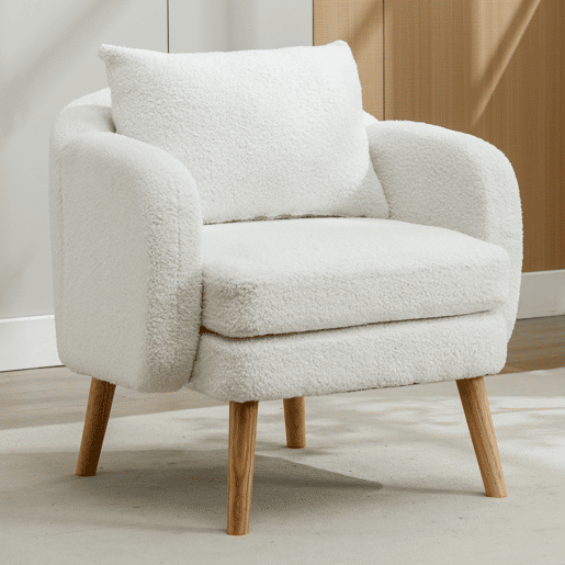 Candeirâo de veludo peluche,branco Candeirâo de veludo peluche,branco