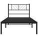 Estructura de cama 75x190 Estructura de cama 75x190 Negro