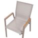 Beliani Silla de jardín TIANO Beliani Silla de jardín TIANO Gris