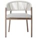 Beliani Silla de jardín FLAVIA Beliani Silla de jardín FLAVIA Gris