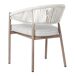 Beliani Silla de jardín FLAVIA Beliani Silla de jardín FLAVIA Gris