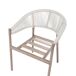 Beliani Silla de jardín FLAVIA Beliani Silla de jardín FLAVIA Gris
