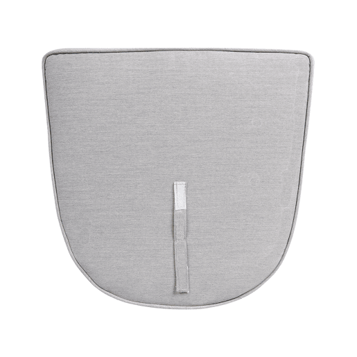 Conjunto de 6 cadeiras de jardim com almofadas FLAVIA Metal Branco