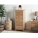 Beliani Cómoda SALTON 50 Beliani Cómoda SALTON 50 Madera Clara