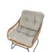Beliani Sillón MESTRE Beliani Sillón MESTRE Gris/natural