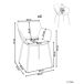 Beliani Silla de comedor AXTEL Beliani Silla de comedor AXTEL Gris Claro