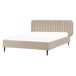 Beliani Cama Terciopelo BRIN 174x215 Beliani Cama Terciopelo BRIN 174x215 Gris