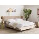 Beliani Cama Terciopelo BRIN 174x215 Beliani Cama Terciopelo BRIN 174x215 Gris