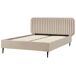Beliani Cama Terciopelo BRIN 174x215 Beliani Cama Terciopelo BRIN 174x215 Gris