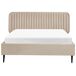 Beliani Cama Terciopelo BRIN 174x215 Beliani Cama Terciopelo BRIN 174x215 Gris