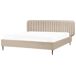 Beliani Cama Terciopelo BRIN 214x215 Beliani Cama Terciopelo BRIN 214x215 Beige