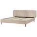 Beliani Cama Terciopelo BRIN 214x215 Beliani Cama Terciopelo BRIN 214x215 Beige