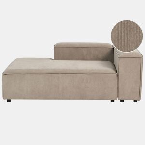 Beliani Chaise longue à direita Bombazine ARDAL
