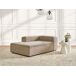 Beliani Chaise longue derecho Pana ARDAL Beliani Chaise longue derecho Pana ARDAL Gris