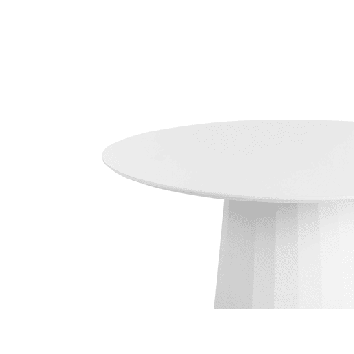 Mesa de jantar PLATO Branco 100 cm 100 cm Metal
