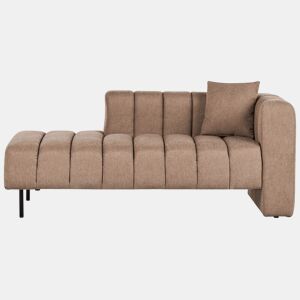 Beliani Chaise longue à direita Poliéster LANNILS