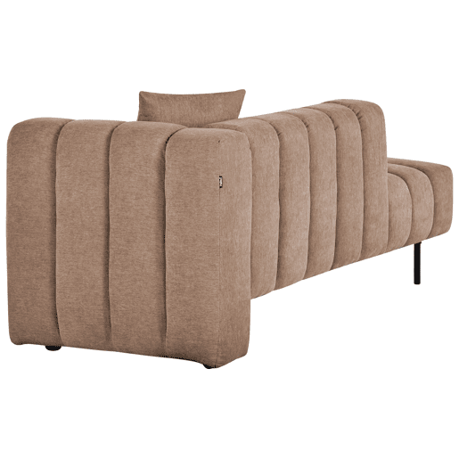 Beliani Chaise longue à direita Poliéster LANNILS