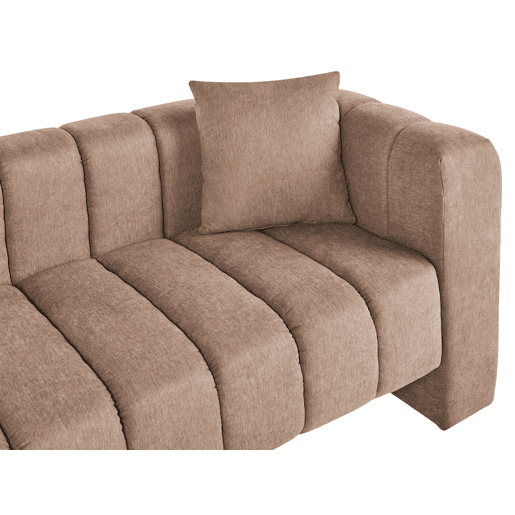Beliani Chaise longue à direita Poliéster LANNILS
