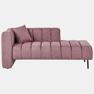 Beliani Chaise longue à esquerda Poliéster LANNILS