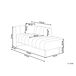 Beliani Chaise longue izquierdo Poliéster LANNILS Beliani Chaise longue izquierdo Poliéster LANNILS Rosa