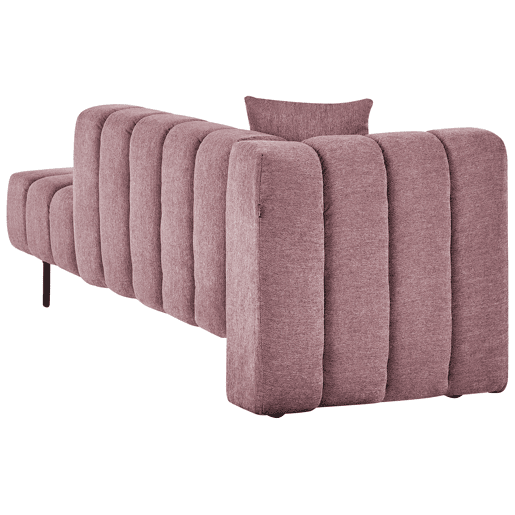 Beliani Chaise longue à esquerda Poliéster LANNILS
