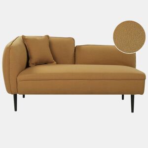 Beliani Chaise longue à esquerda Bouclé CHEVANNES