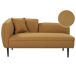 Beliani Chaise longue izquierdo Bouclé CHEVANNES Beliani Chaise longue izquierdo Bouclé CHEVANNES Mostaza