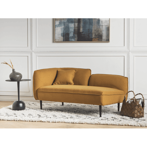 Beliani Chaise longue à esquerda Bouclé CHEVANNES