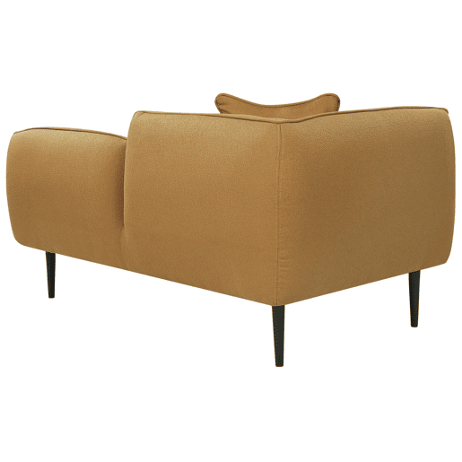 Beliani Chaise longue à esquerda Bouclé CHEVANNES