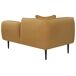 Beliani Chaise longue izquierdo Bouclé CHEVANNES Beliani Chaise longue izquierdo Bouclé CHEVANNES Mostaza