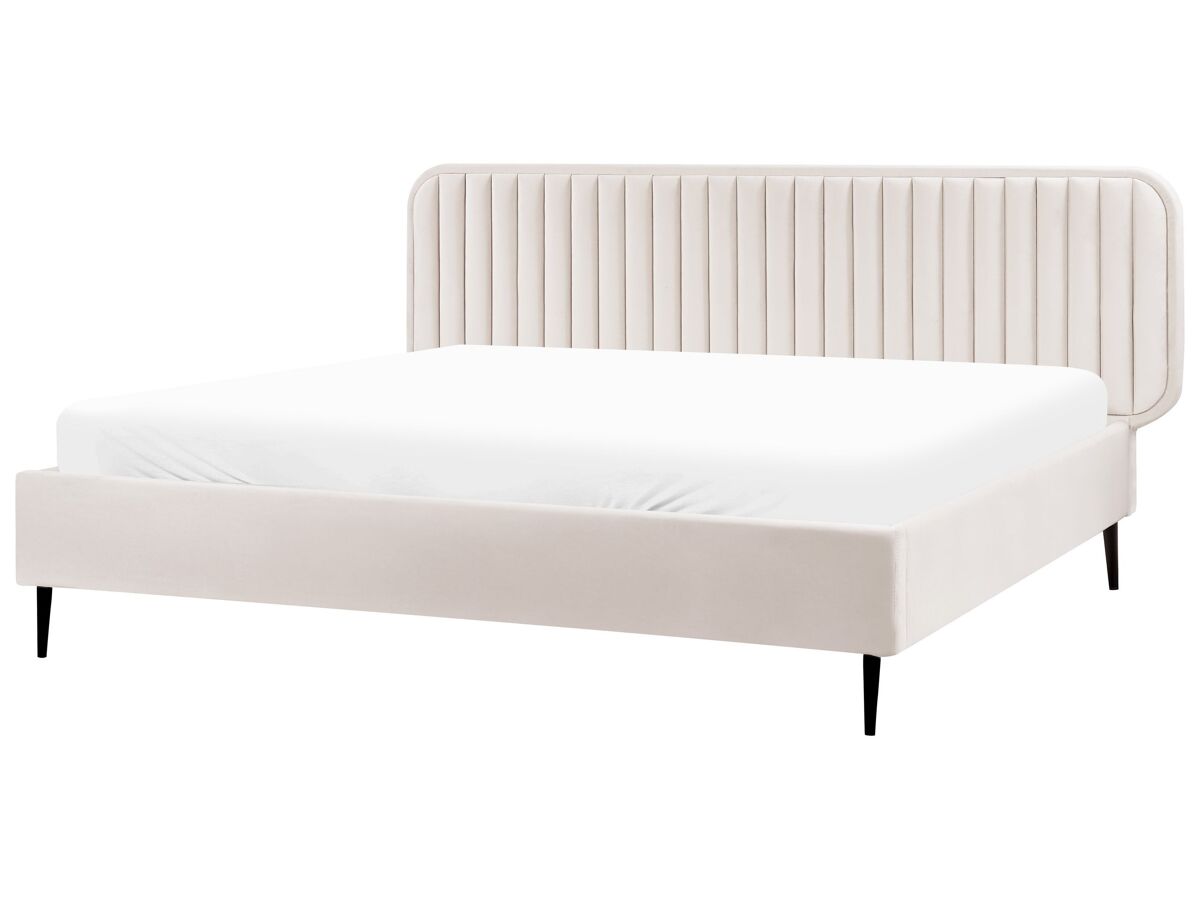 Beliani Cama Terciopelo BRIN 214x215 Beige