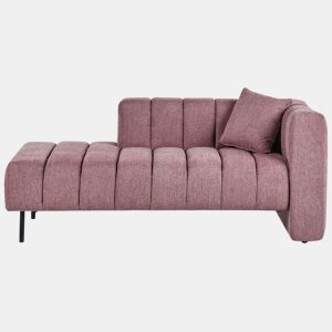 Beliani Chaise longue à direita Poliéster LANNILS