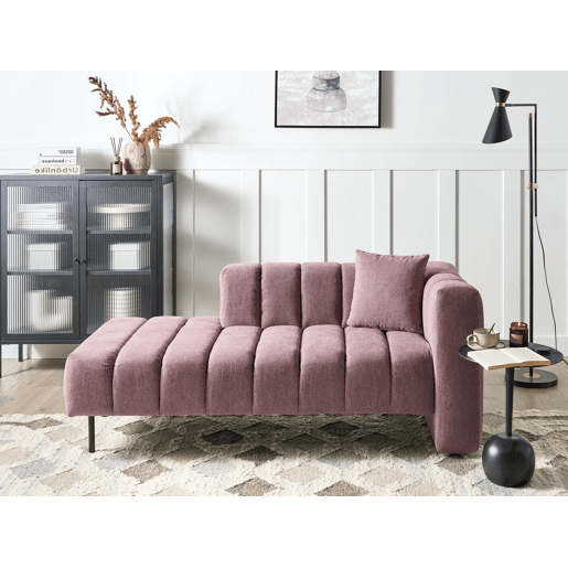 Beliani Chaise longue à direita Poliéster LANNILS