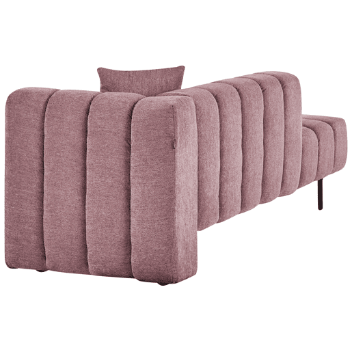Beliani Chaise longue à direita Poliéster LANNILS