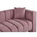 Beliani Chaise longue derecho Poliéster LANNILS Beliani Chaise longue derecho Poliéster LANNILS Marrón Claro