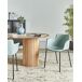 Beliani Silla de comedor BELFIELD Beliani Silla de comedor BELFIELD Azul/ Verde