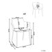 Beliani Silla de comedor BELFIELD Beliani Silla de comedor BELFIELD Azul/ Verde