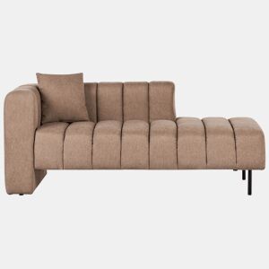 Beliani Chaise longue à esquerda Poliéster LANNILS