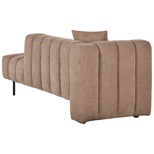 Beliani Chaise longue à esquerda Poliéster LANNILS Beliani Chaise longue à esquerda Poliéster LANNILS