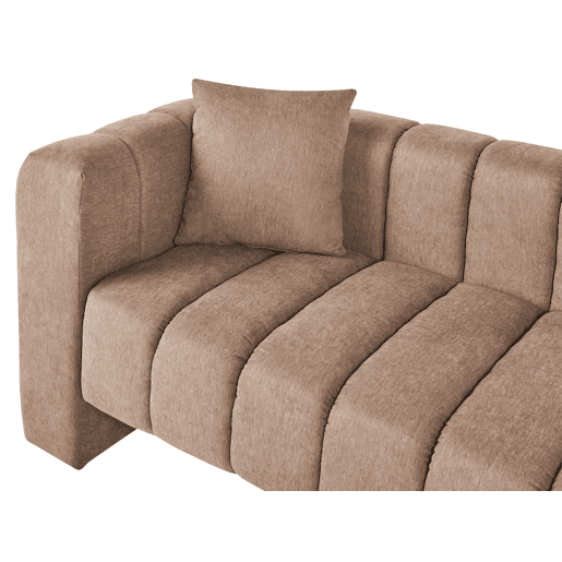 Beliani Chaise longue à esquerda Poliéster LANNILS Beliani Chaise longue à esquerda Poliéster LANNILS